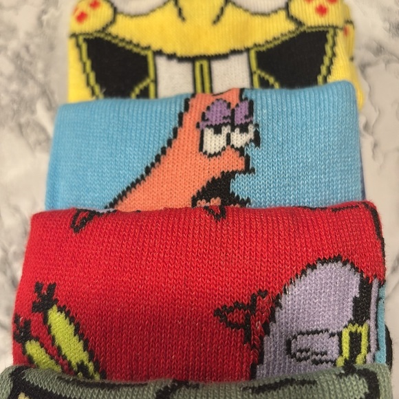 SpongeBob SquarePants character.six pair casual crew socks. - Picture 7 of 8